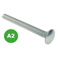 Cup Square Bolts - A2 St. Steel